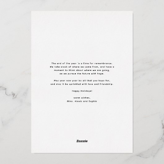 Klassiek rood ruitenpatroon Fijne Feestdagen foto (Achterkant)