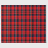 Klassiek rood Schots tartan naadloos patroon Cadeaupapier (Vlak)