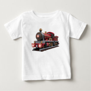 Klassiek rood stoomtrein - Avontuur Kids T-shirt