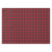 Klassiek rood tartan geruite patroon tafelkleed (Voorkant (Horizontaal))