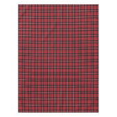 Klassiek rood tartan geruite patroon tafelkleed (Voorkant)