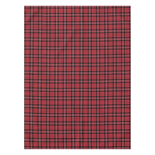 Klassiek rood tartan geruite patroon tafelkleed (Voorkant)