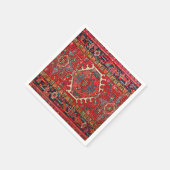 Klassiek rood Turks Perzisch Oriental Rug Napkins Servet (Hoek)