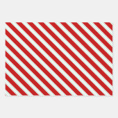 Klassiek rood wit en groen kerstCollectie Inpakpapier Vel (Voorkant)