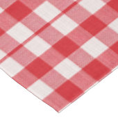 Klassiek rood-wit geruit tafelkleed (Gekanteld)