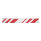 Klassiek rood-wit gestreepte snoepriet lint (Voorkant)