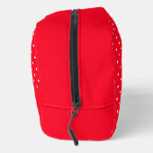 Klassiek rood-wit stippenpatroon toilettasje (Rechts)