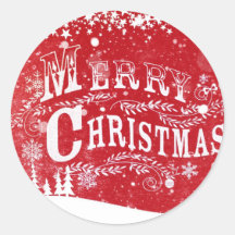 Klassiek Rood Wit Vrolijk Kerstfeest