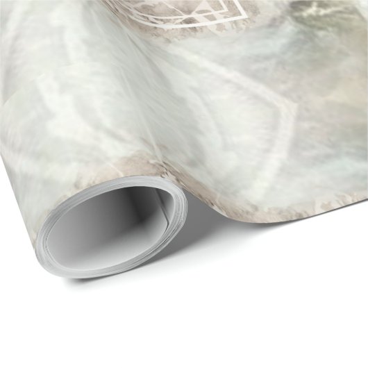  Klassiek Roos Floral Pastel Bohemian Gifts Cadeaupapier (Rol Hoek)