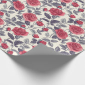 Klassiek Roos  inpakpapier (Hoek)