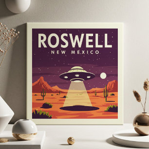 Klassiek Roswell New Mexico Tegeltje