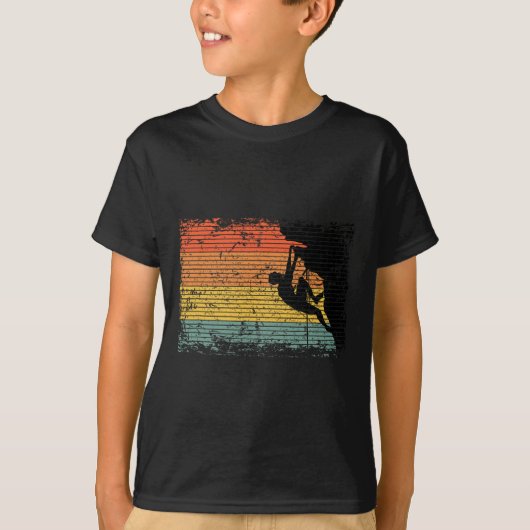 Klassiek Rotsklimmen Boulderen T-shirt (Voorkant)