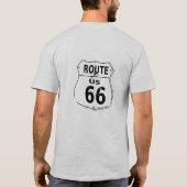 Klassiek Route 66 Avonturen T-Shirt (Achterkant)