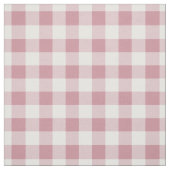 Klassiek roze en wit geruit gingham stof (Swatch)