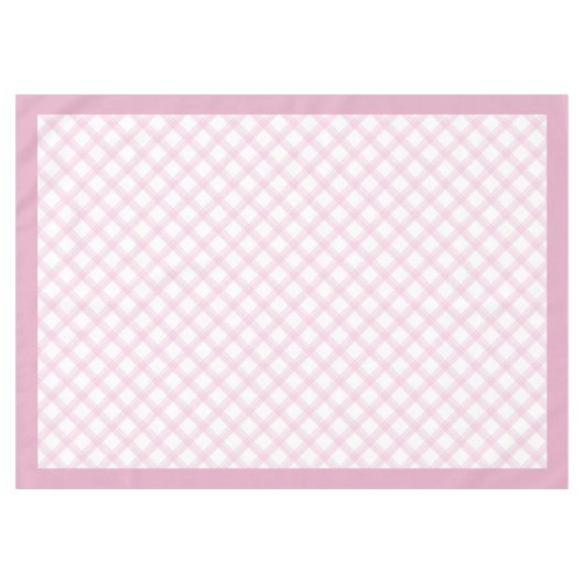 Klassiek roze geplakt tafelkleed voor rustieke cha (Voorkant (Horizontaal))