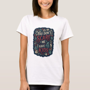 Klassiek Roze JIJ JAAGT ME GEEN ANGST AAN ICH HEB T-shirt