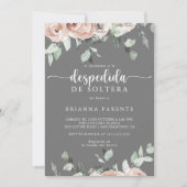 Klassiek Roze Spaans Grijs Vrijgezellenfeest Kaart (Voorkant)