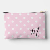 Klassiek roze stippenpatroon Make-up of Etui (Achterkant)