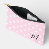 Klassiek roze stippenpatroon Make-up of Etui (Open)
