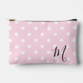 Klassiek roze stippenpatroon Make-up of Etui (Voorkant)