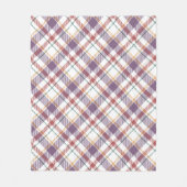 Klassiek ruitpatroon fleece deken (Voorkant)