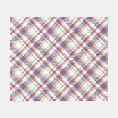 Klassiek ruitpatroon fleece deken (Voorkant (Horizontaal))