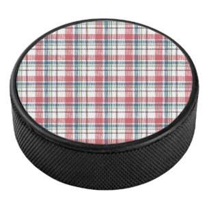 Klassiek ruitpatroon hockey puck