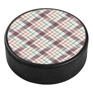 Klassiek ruitpatroon hockey puck