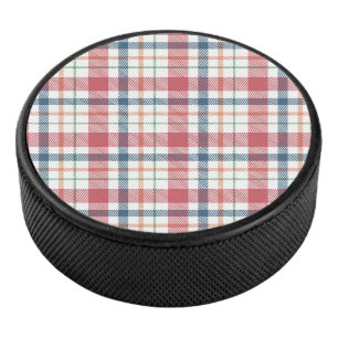 Klassiek ruitpatroon hockey puck