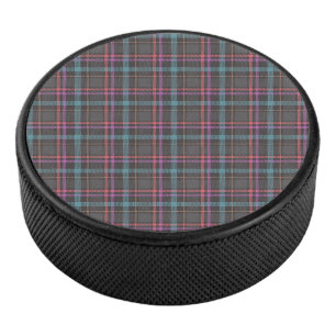 Klassiek ruitpatroon hockey puck
