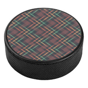Klassiek ruitpatroon hockey puck