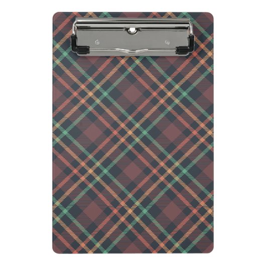 Klassiek ruitpatroon mini klembord (Voorkant)