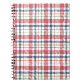 Klassiek ruitpatroon notitieboek