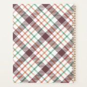 Klassiek ruitpatroon planner (Achterkant)