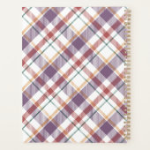 Klassiek ruitpatroon planner (Achterkant)