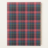 Klassiek ruitpatroon planner (Achterkant)