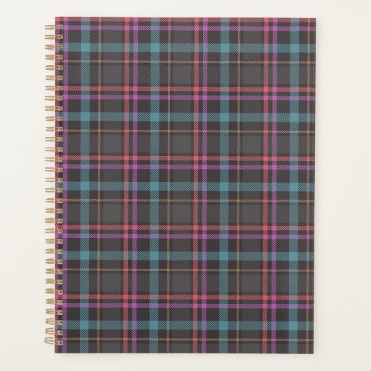 Klassiek ruitpatroon planner (Voorkant)