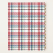 Klassiek ruitpatroon planner (Achterkant)