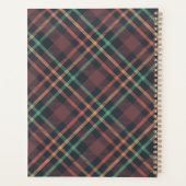 Klassiek ruitpatroon planner (Achterkant)