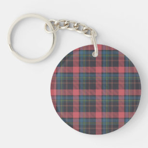 Klassiek ruitpatroon sleutelhanger