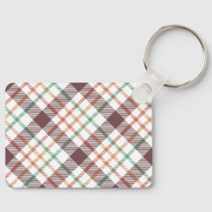 Klassiek ruitpatroon sleutelhanger