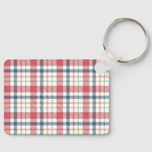 Klassiek ruitpatroon sleutelhanger
