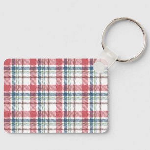 Klassiek ruitpatroon sleutelhanger