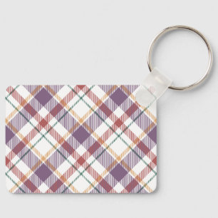 Klassiek ruitpatroon sleutelhanger