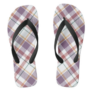 Klassiek ruitpatroon teenslippers