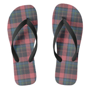 Klassiek ruitpatroon teenslippers