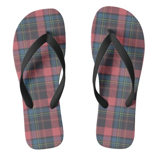 Klassiek ruitpatroon teenslippers (Voetbed)