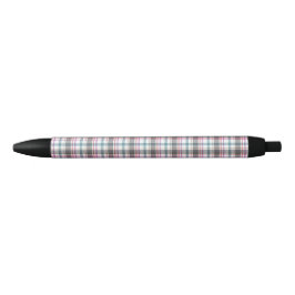 Klassiek ruitpatroon zwarte inkt pen