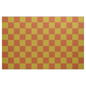Klassiek Rust en Goud Checkerboard Patroon Stof (Fat Quarter)