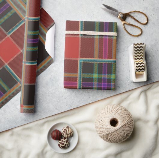 Klassiek Rustiek Buffalo Plaid inpakpapier (Crafts)